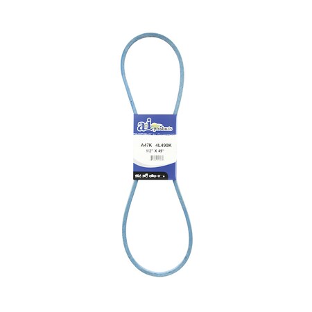A & I Products V-Belt, A-A47K, A, 49 in, 1/2 in Top Width A-A47K